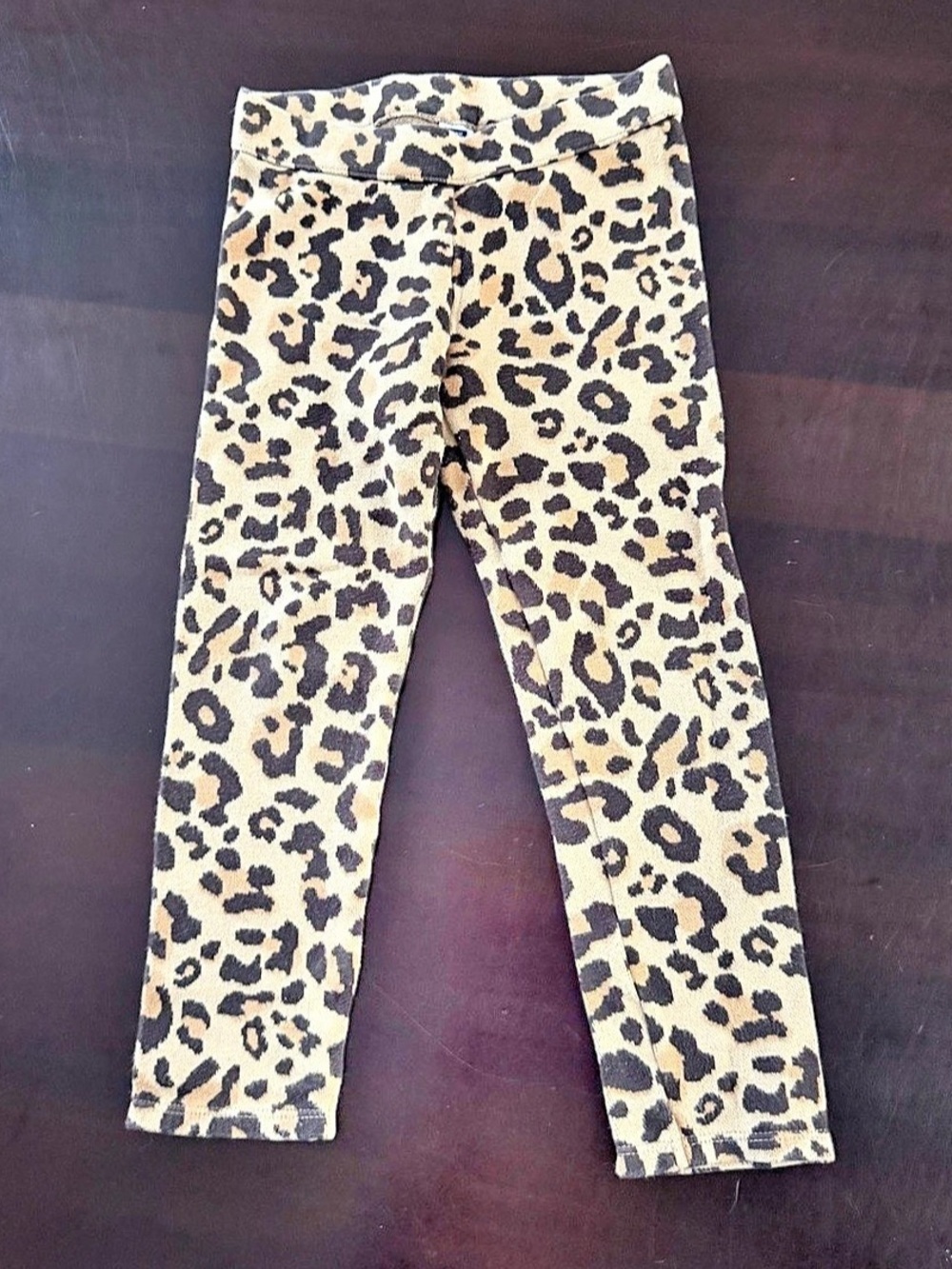 Janie and Jack Leopard Print Leggings Size 5 Like New